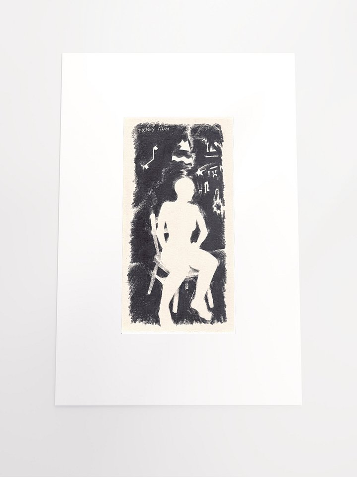 Seated Woman in Black 01.03.89 print product image (2)