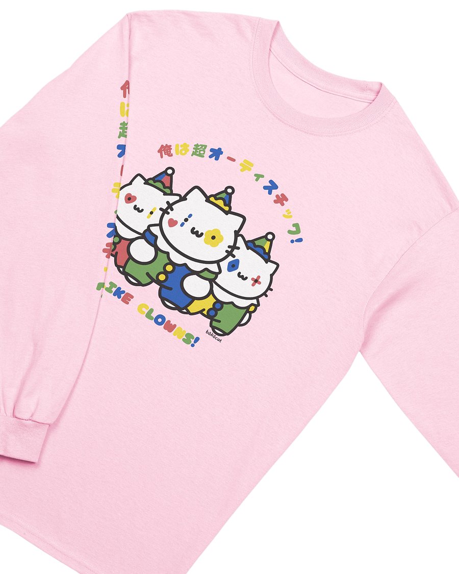 🤡𝗜 𝗟𝗜𝗞𝗘 𝗖𝗟𝗢𝗪𝗡𝗦 longsleeve product image (2)