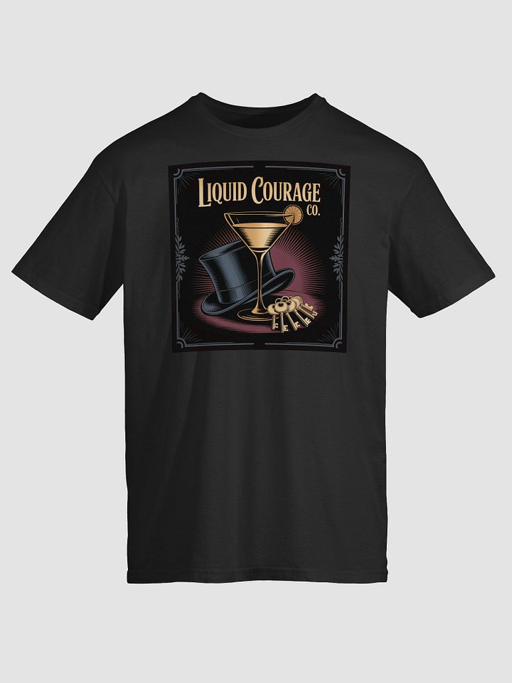 Liquid Courage Vintage Martini T-Shirt product image (1)