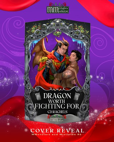 ✨😈 MM MONSTERS AND MISTLETOE COVER REVEAL: Dragon Worth Fighting For 😈✨
Check out this absolutely gorgeous, illustrated cover...