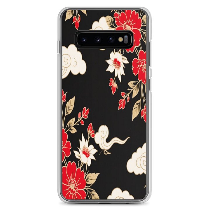 Red lotus clouds android snapcase product image (3)