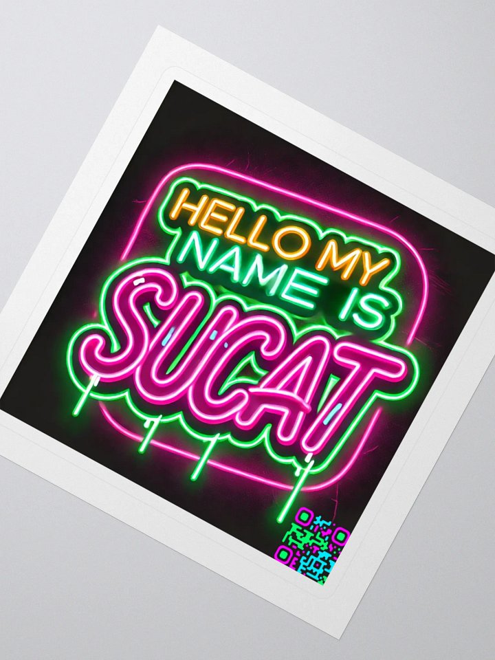 Neon Identity Kiss Cut Stickers product image (2)