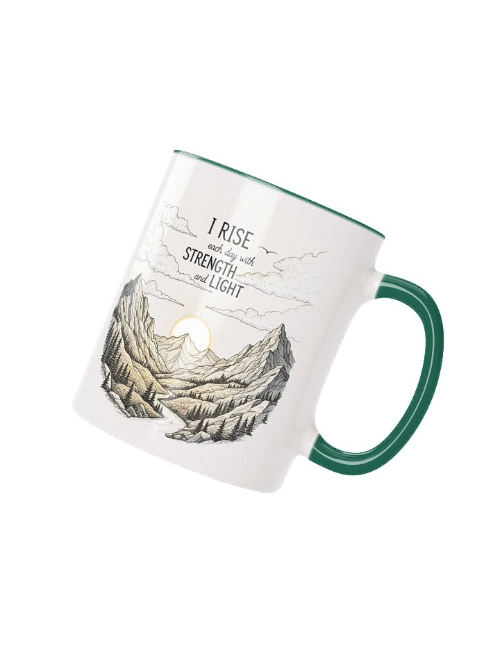 Mountain Sunrise Line Art – Every Day Is a Fresh Start product image (14)