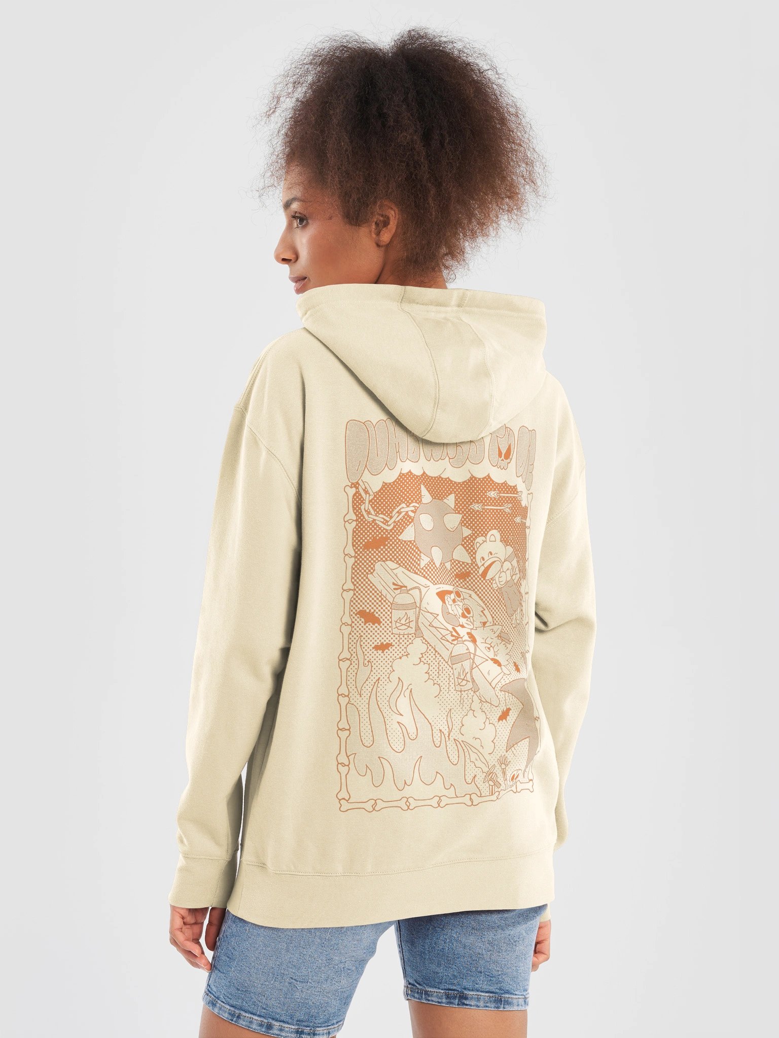 Dumb Ways To Die - Cream Hoodie product image (6)