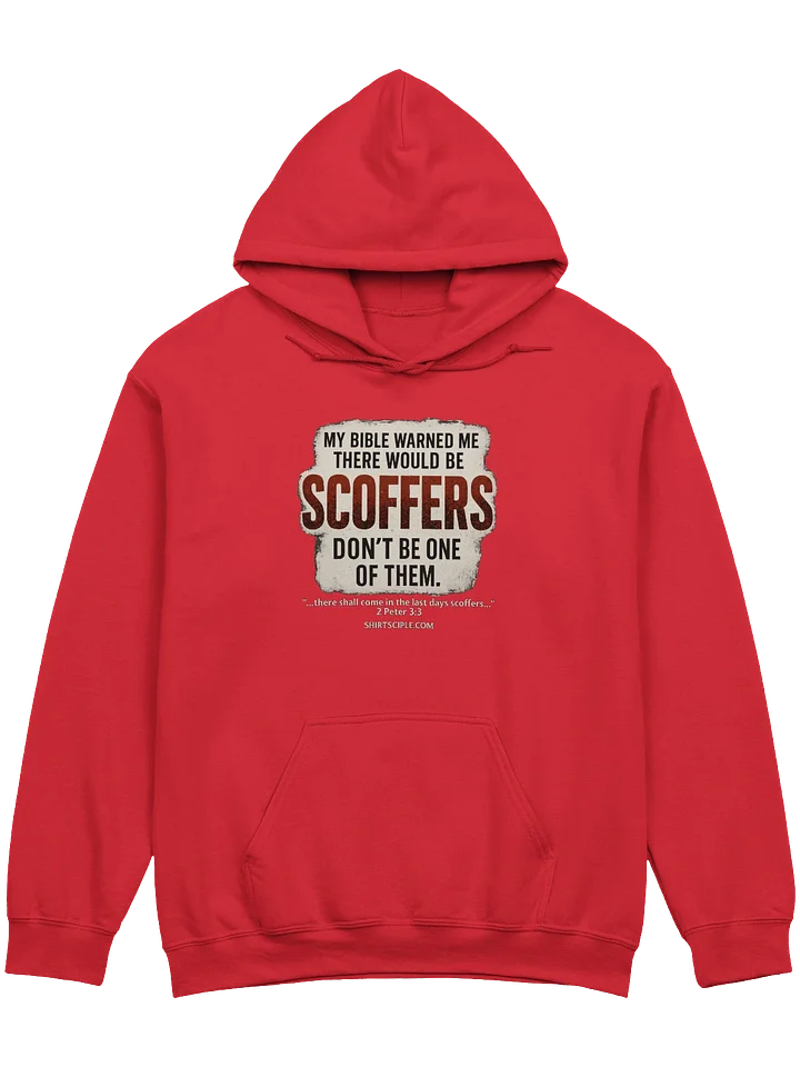 My Bible Warned Me There Would Be Scoffers Hoodie product image (1)