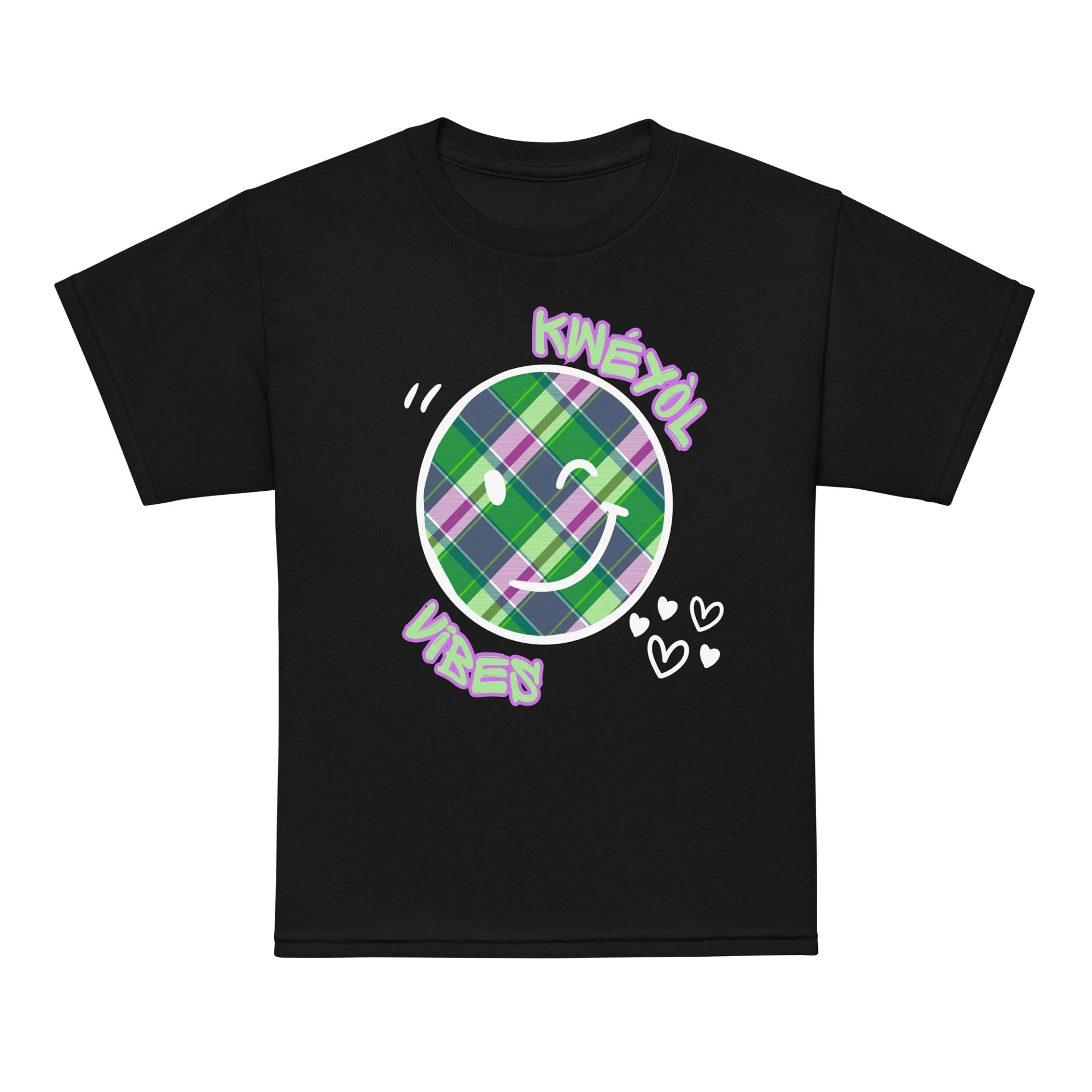 Madras Smiley Youth Tee product image (1)