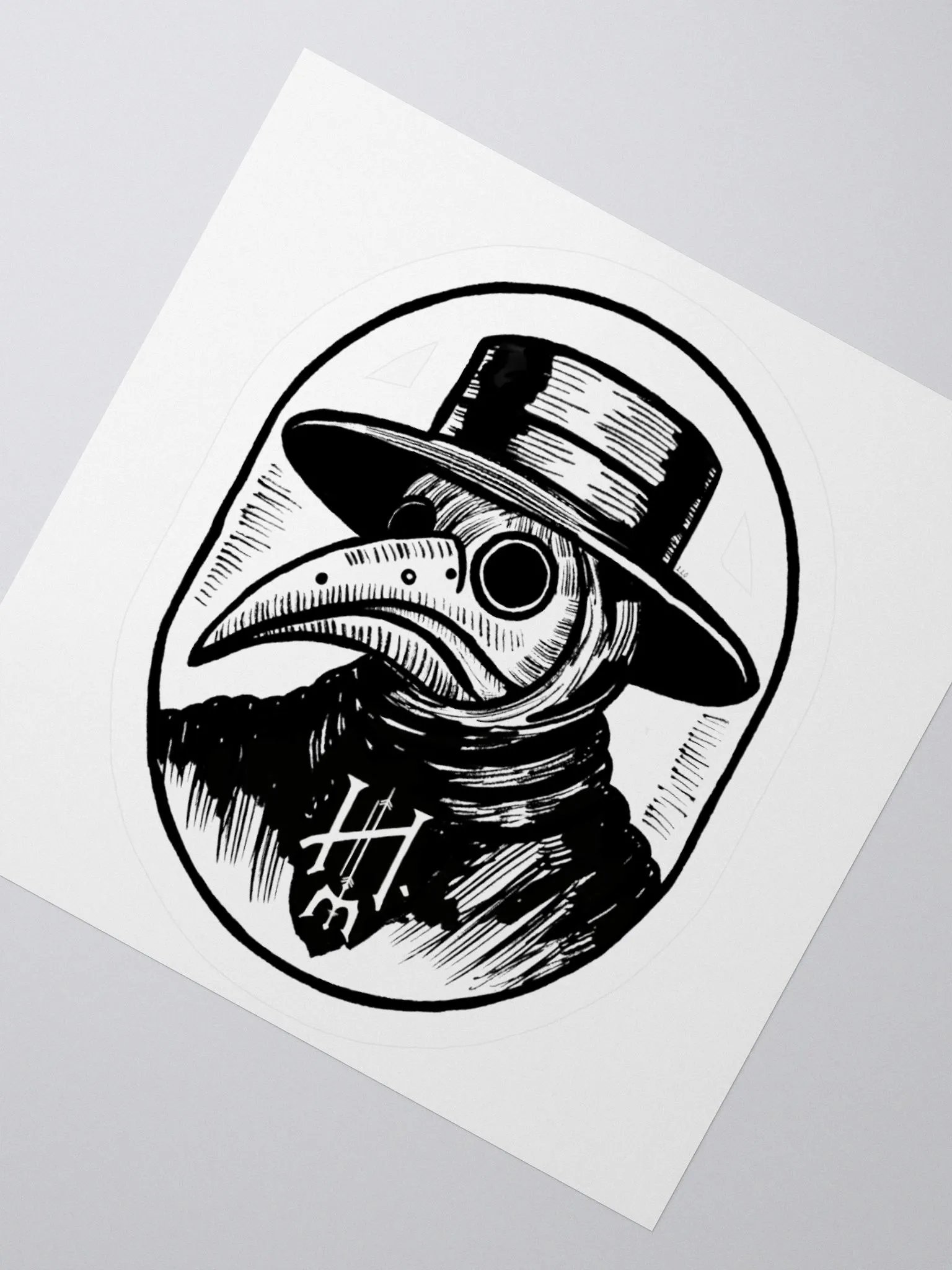 Hellsman Sticker - White product image (2)