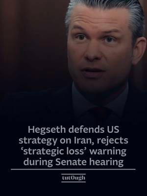 🇺🇸Secretary of War Pete Hegseth and Democratic Senator Chris Coons exchanged sharp criticism during a Senate Appropriations Committee hearing on Tuesday (12 May) as lawmakers debated the United States’ strategy in the conflict with Iran. Coons warned that recent military gains could still lead to “a strategic loss”, arguing Iran retained the ability to disrupt global energy markets and commercial shipping through the Strait of Hormuz. Hegseth dismissed the criticism, saying: “We have the ability to defeat a 47-year threat of a pursuit of a nuclear weapon. We have more leverage than we’ve ever had.” He also accused Coons of asking “disingenuous questions” while defending what he described as “incredible battlefield successes”. Coons responded that he was “not your enemy” and shared the administration’s objective of preventing Iran from obtaining a nuclear weapon. However, he questioned how commercial shipping through the Strait of Hormuz could be fully restored while Iran maintained influence over the waterway and regional energy infrastructure. The senator also linked the issue to rising fuel prices in the United States, arguing that “the average American is seeing this at the gas pump every single day”. The exchange came as Hegseth and Gen. Dan Caine, chairman of the Joint Chiefs of Staff, testified before Congress on the Pentagon’s proposed $1.5 trillion FY27 defence budget, which would mark a significant increase in US military spending if approved. ℹ️ US Department of War, @cbsnews  #UnitedStates #USPolitics #IranWar #Geopolitics #WorldNews