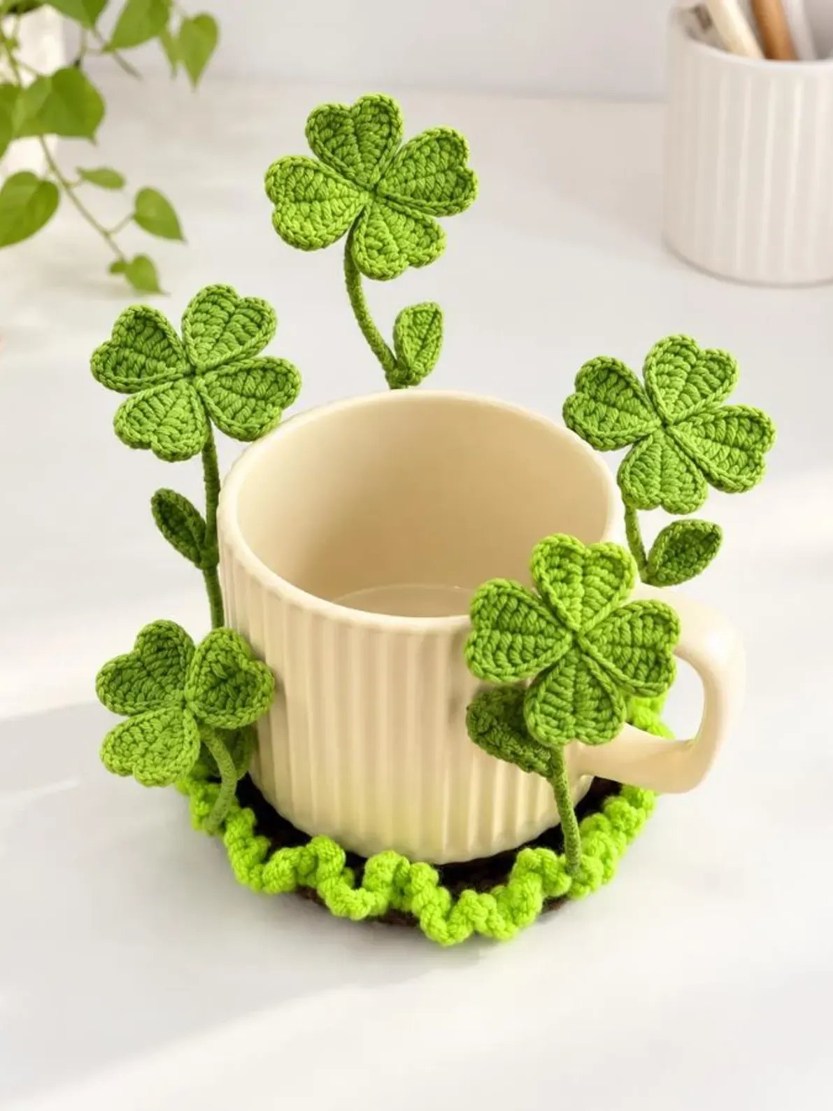 10+ Popping Flower Coasters Crochet Pattern PDF product image (8)