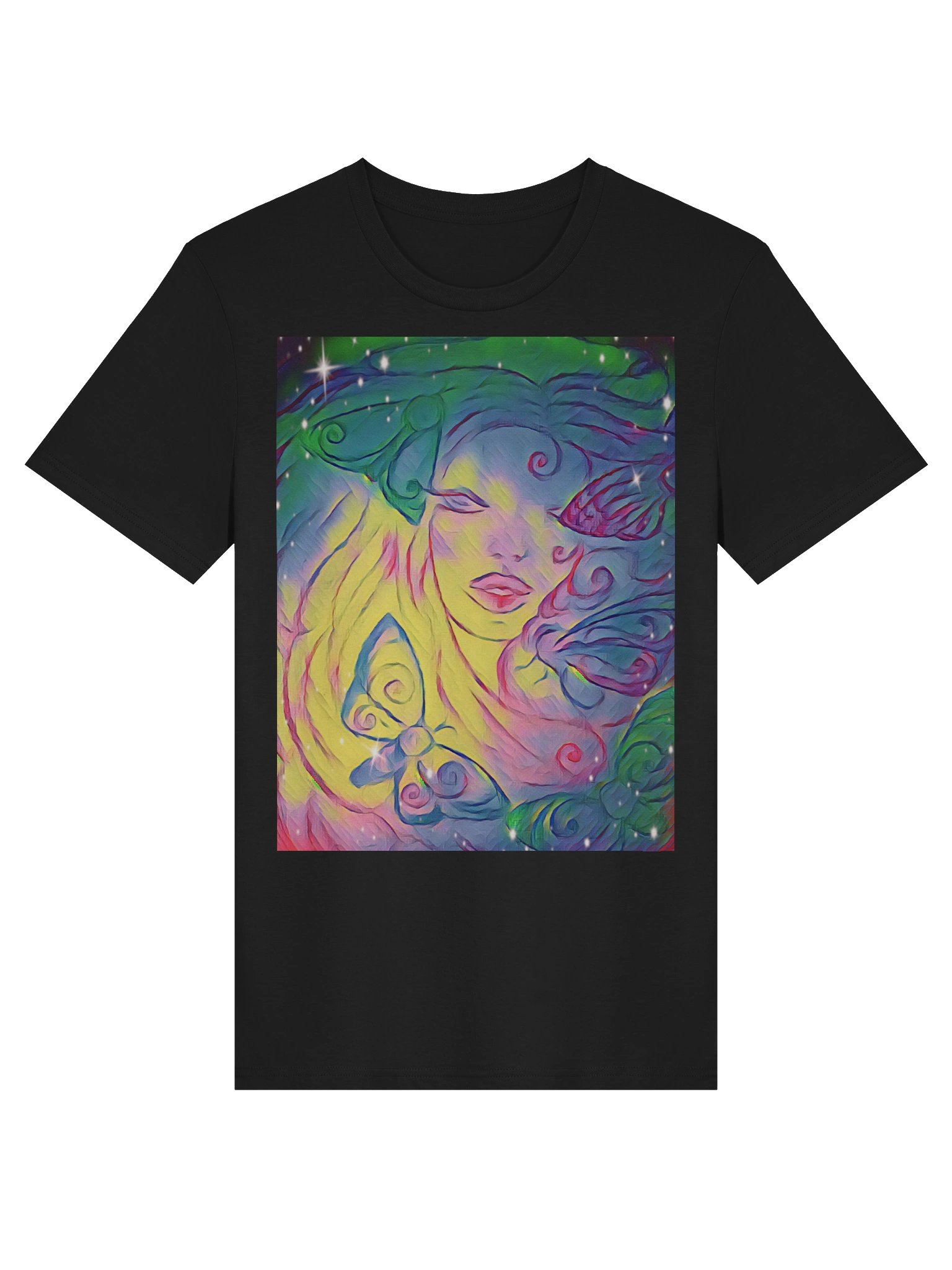 Aleia Radiant Rainbow Moth Organic Lightweight Tee product image (1)