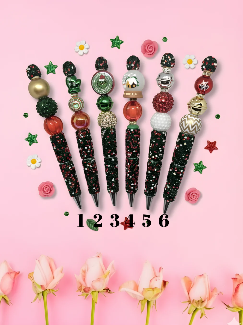 Christmas Beadable Pens product image (1)
