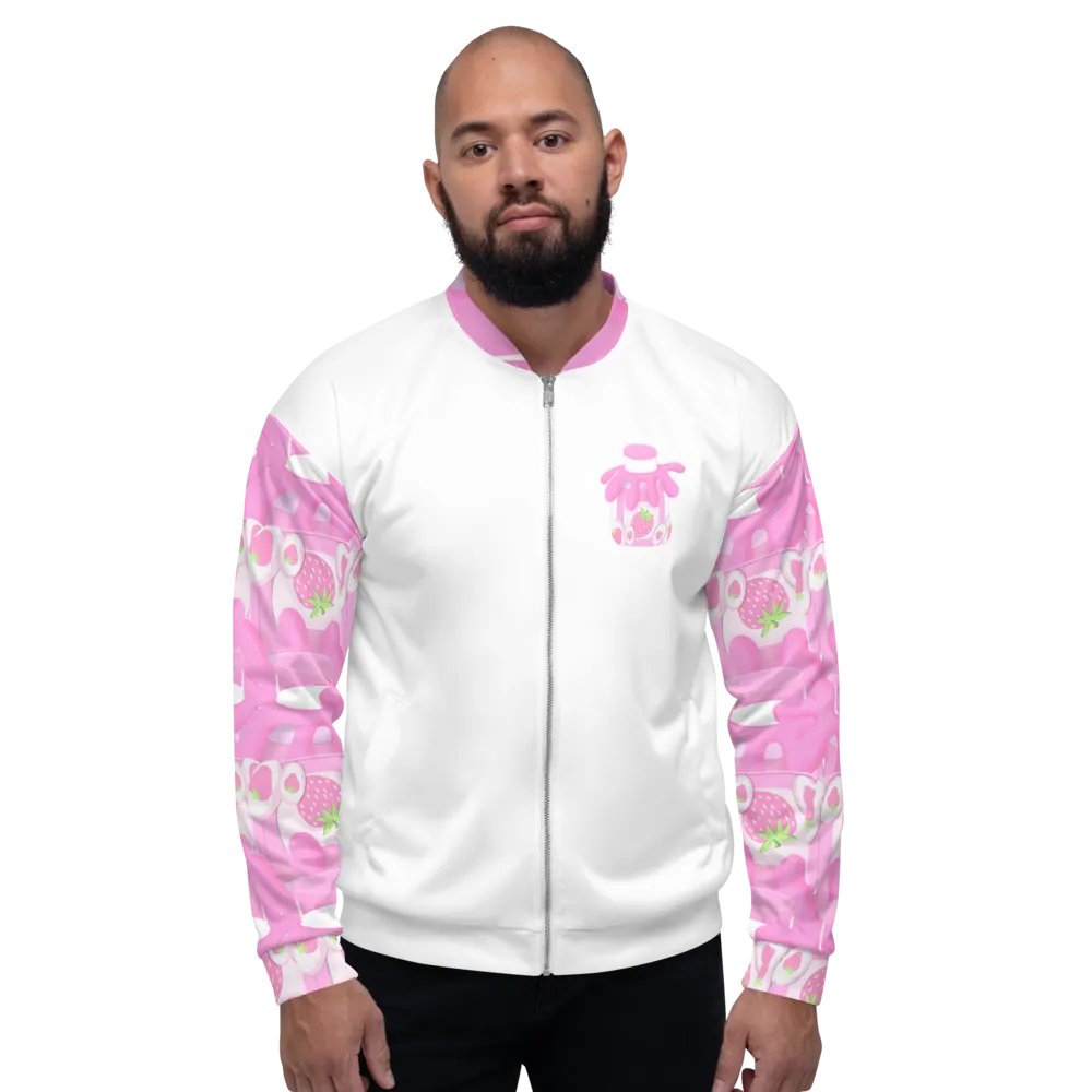 Strawberry Milk Bomber Jacket product image (4)