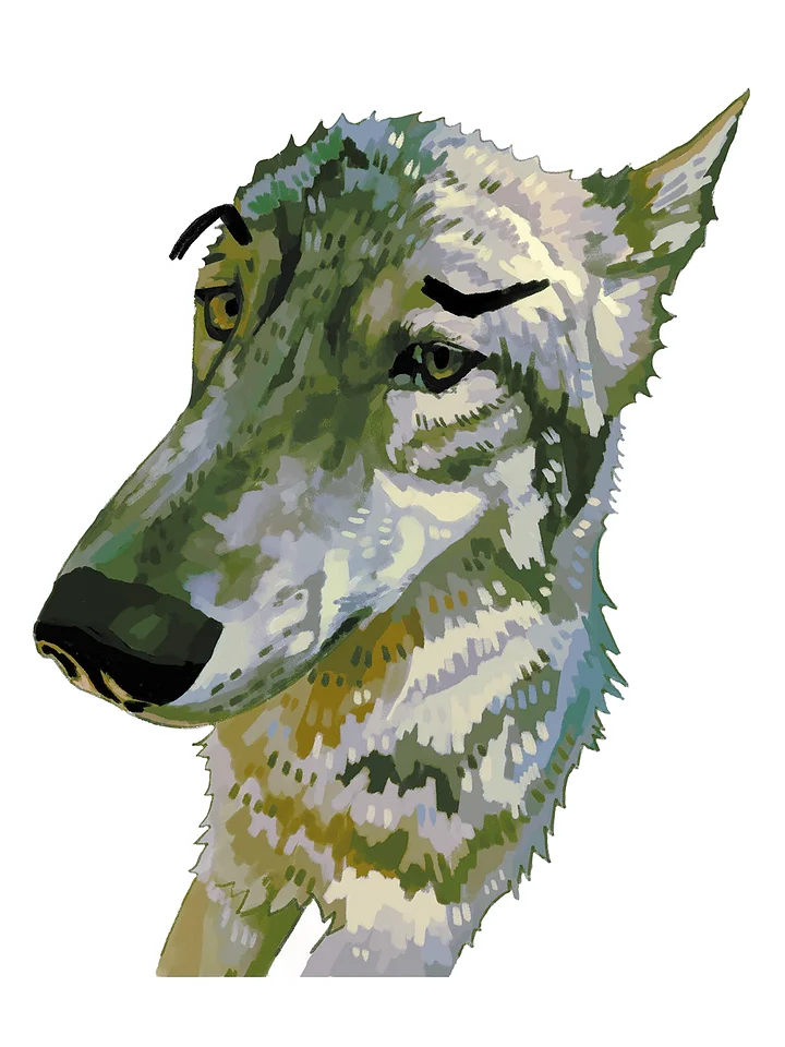 Eyebrow Wolp Sticker product image (1)