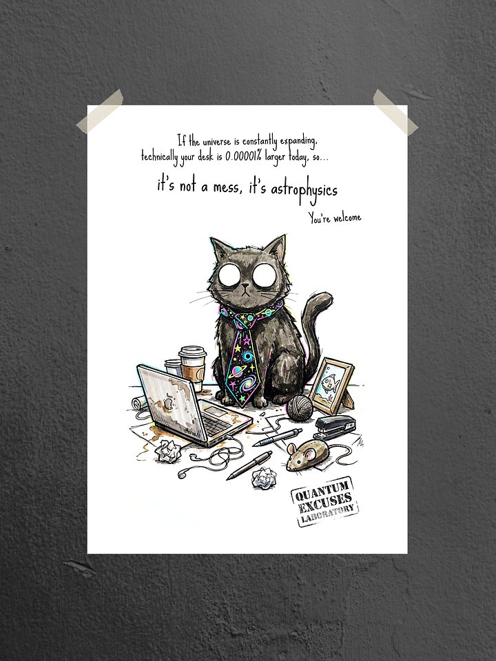Quantum Cat Tips I - It's Not Mess, It's Universal Expansion product image (1)