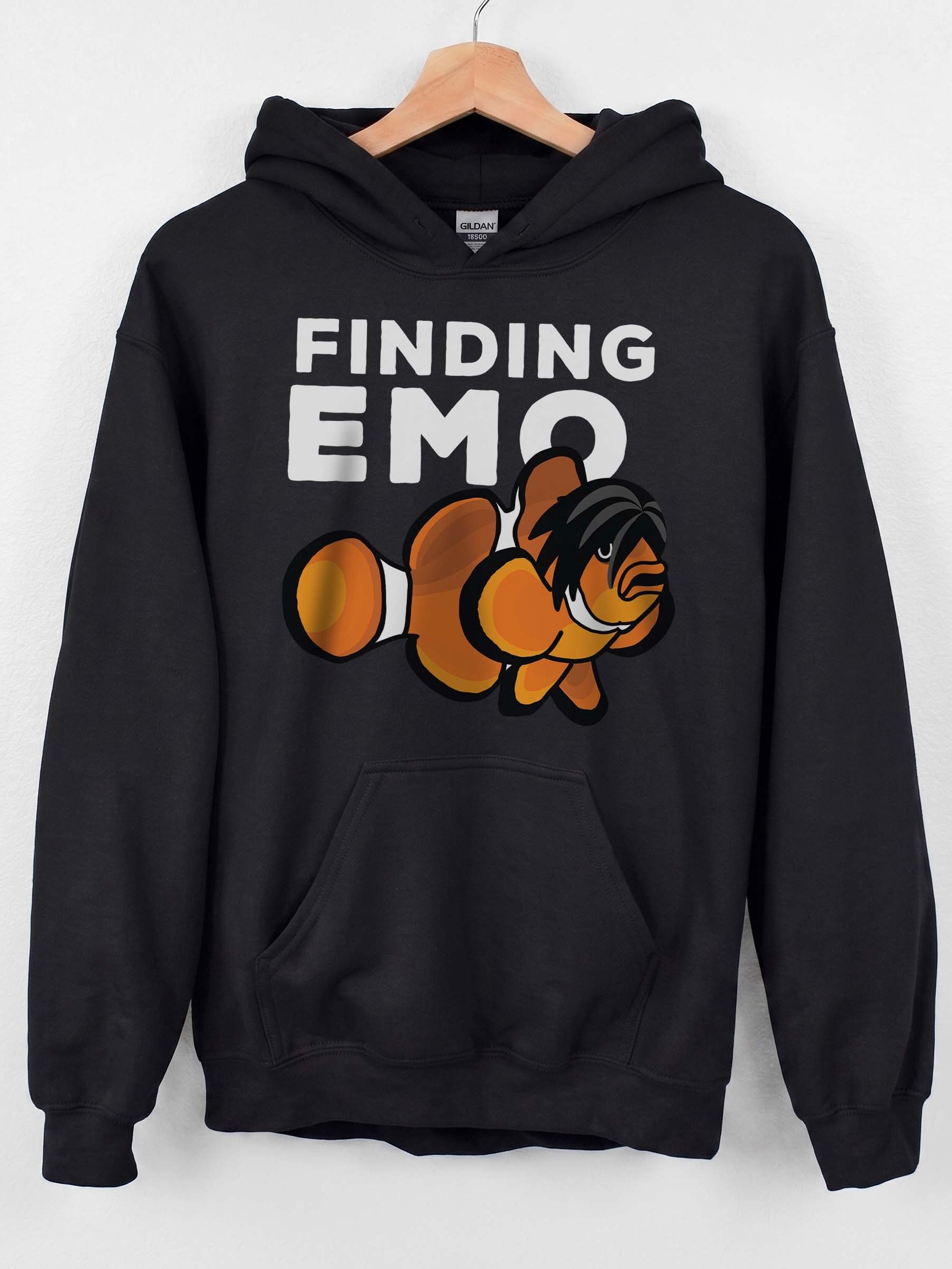 Finding Emo Clownfish Hoodie for Reef Aquarium Lovers product image (1)
