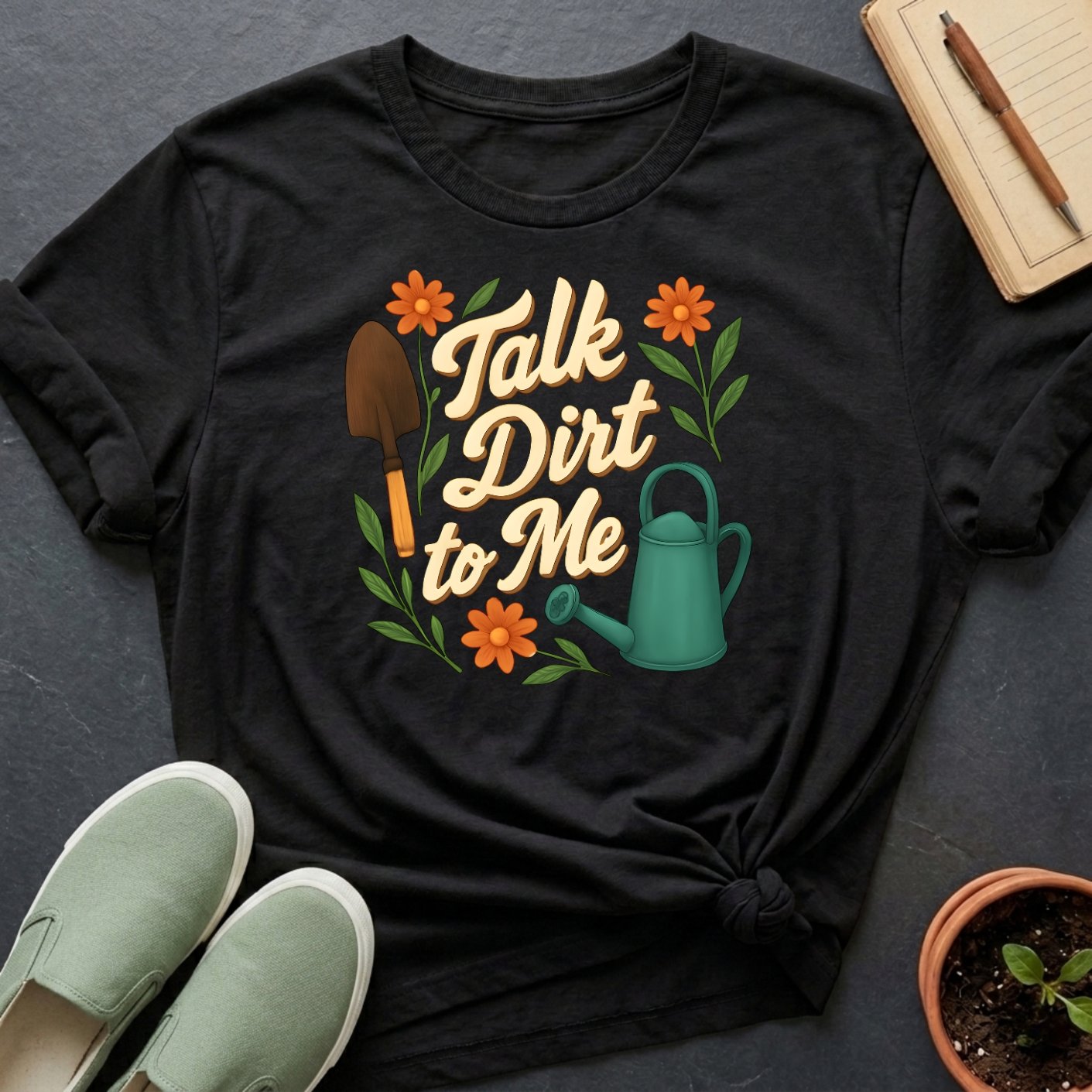 Good Clean Fun: "Talk Dirt To Me" Organic T-Shirt product image (3)