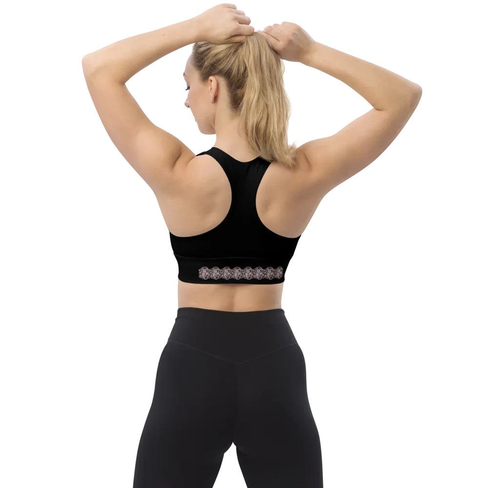 Lace Pink Premium Sportswear Longline Sports product image (11)