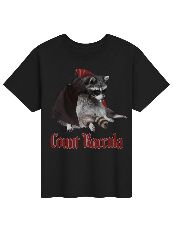 Count Raccula - Halloween vampire raccoon t-shirt product image (1)