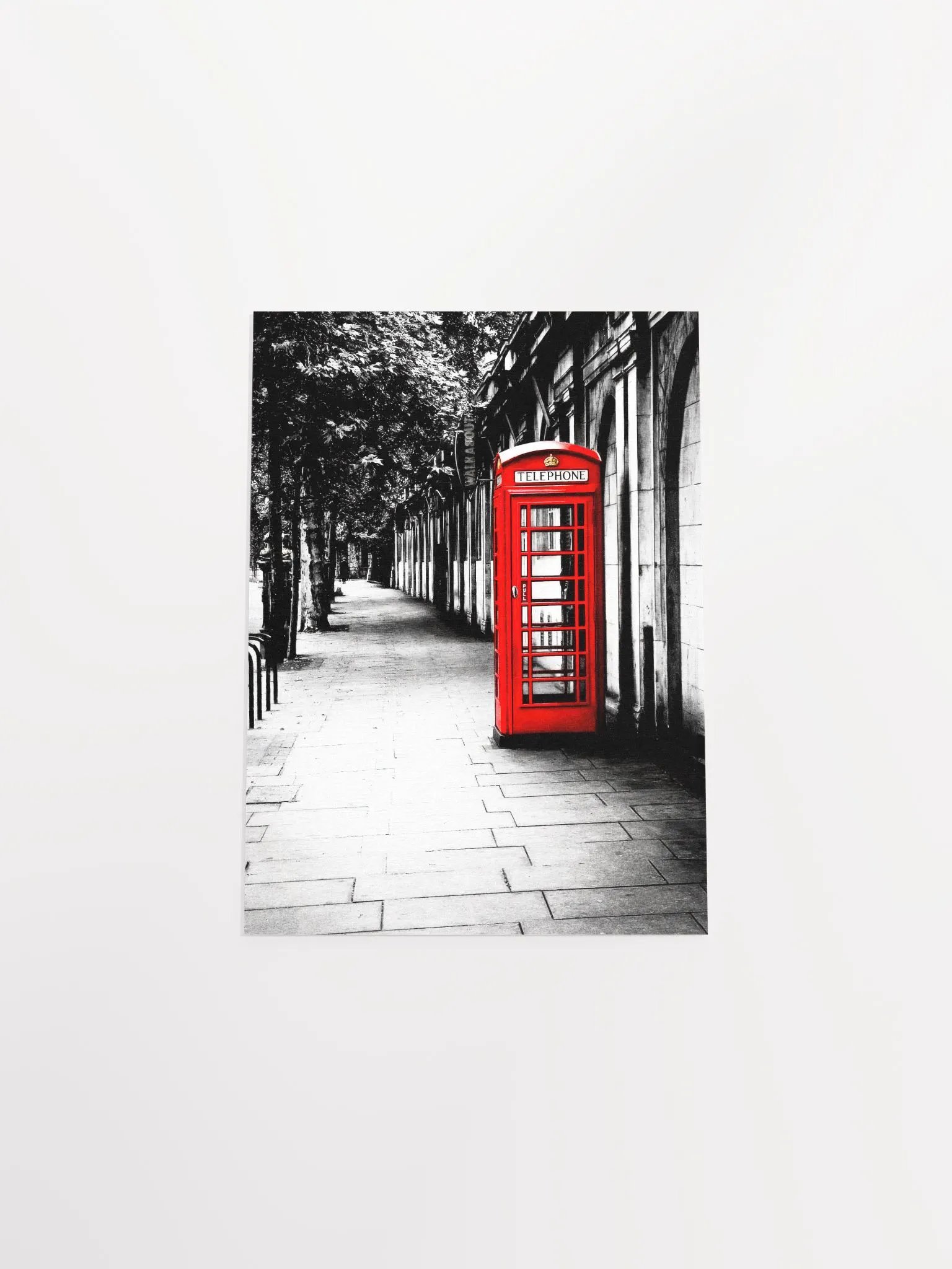 London Calling – Red British Telephone Box Studio Art Print product image (4)