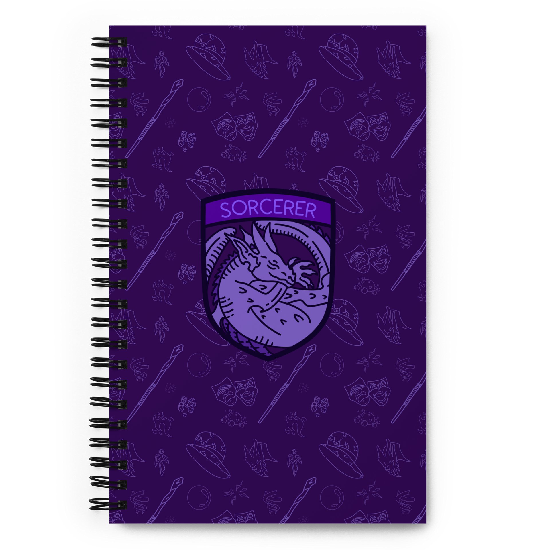 Sorcerer Sprial Bound Notebook product image (1)