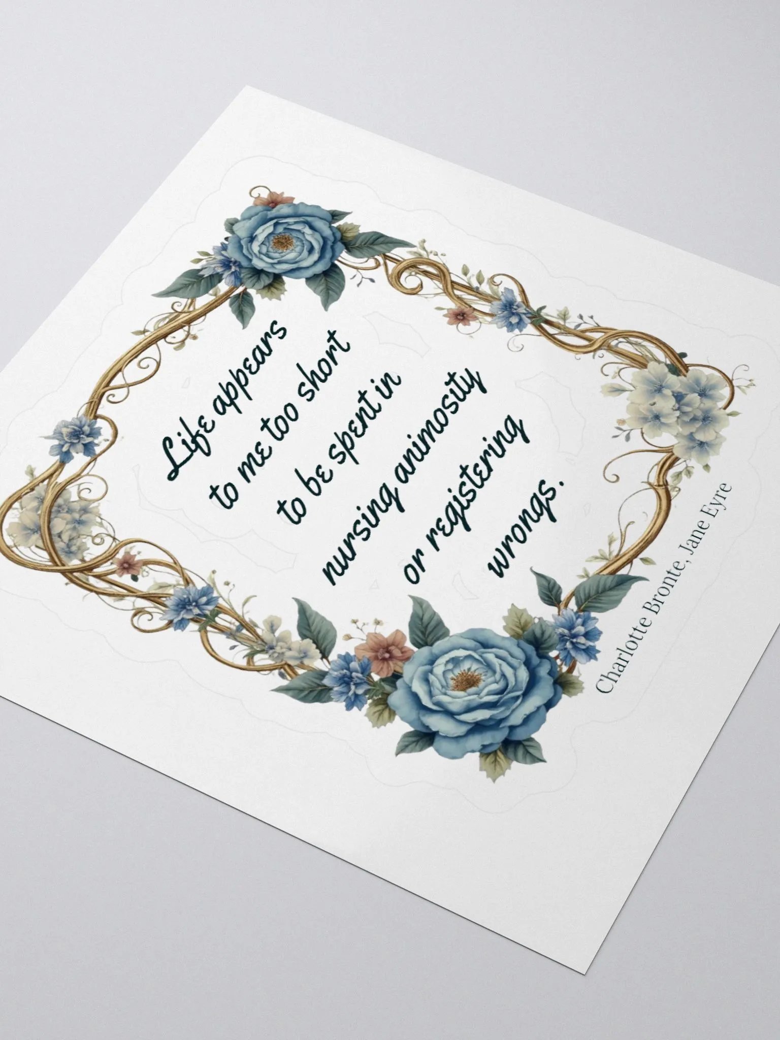 Life is too Short Bronte Sticker product image (8)