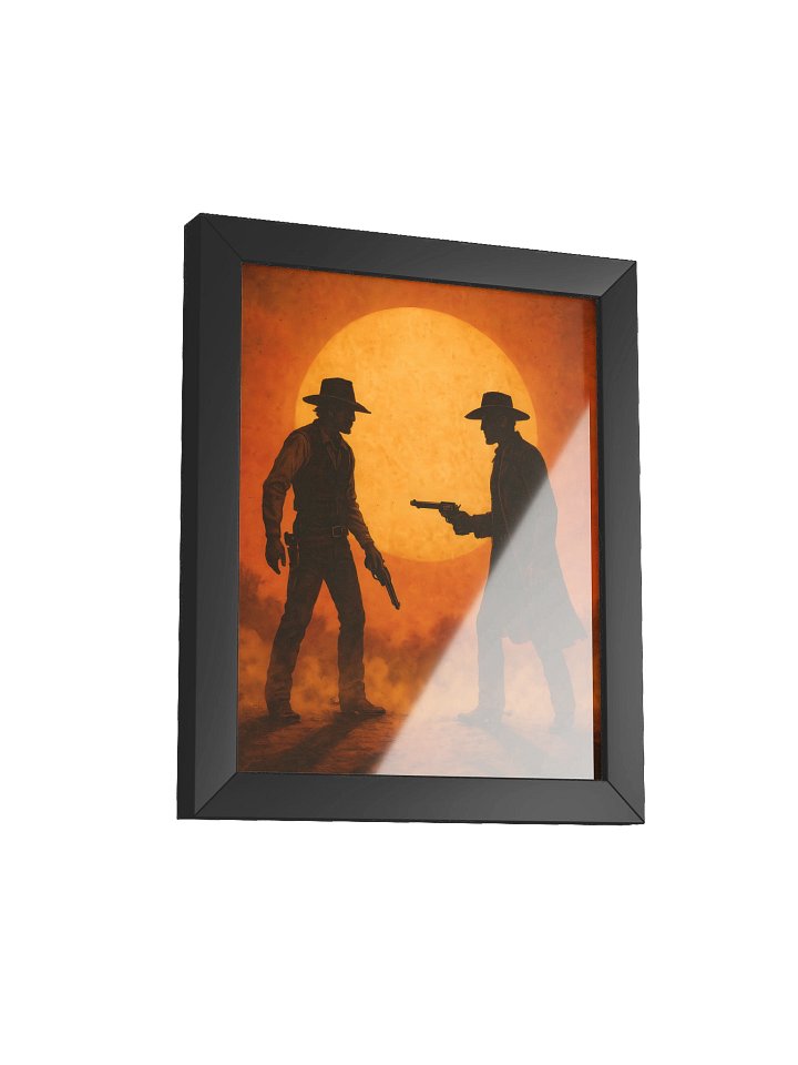 Poster encadré “Duel au soleil couchant” product image (11)