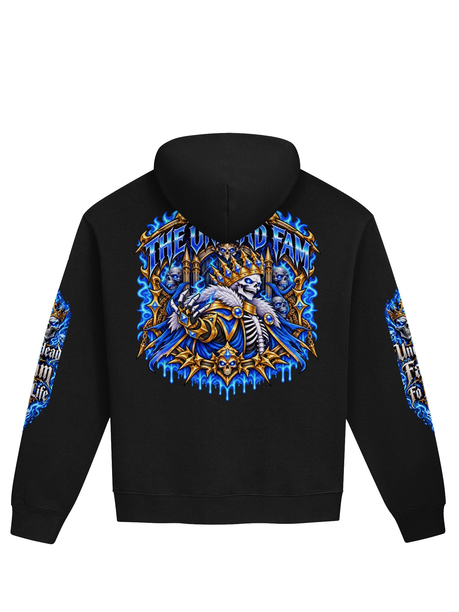 Undead and Unbothered Hoodie (Blue) product image (2)