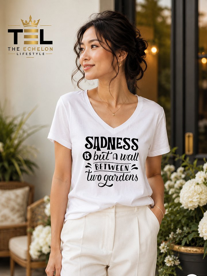 Women's V-Neck - Positivity product image (1)