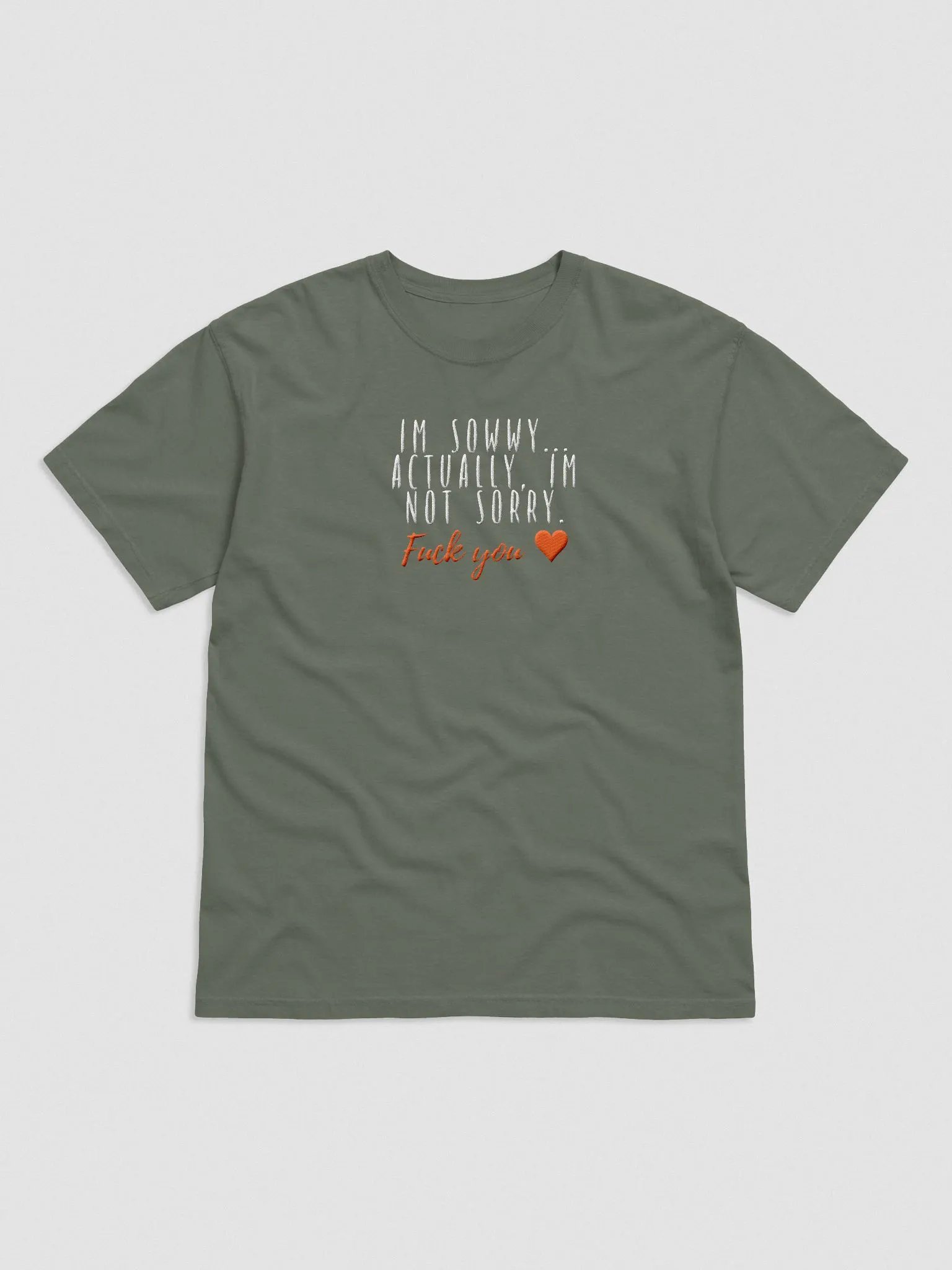 Fuck you ♥ tshirt [Embroidered] product image (1)