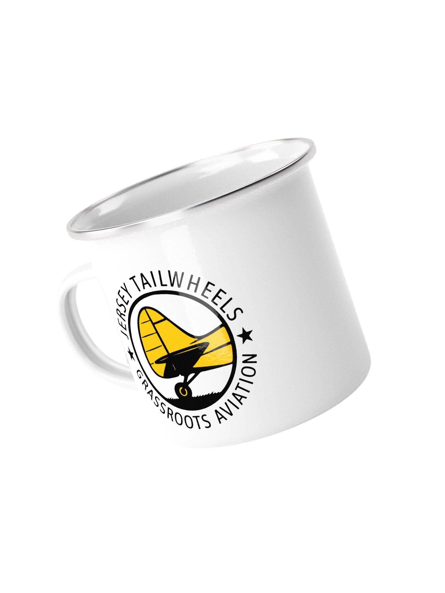 Jersey Tailwheels Enamel Logo Mug product image (4)