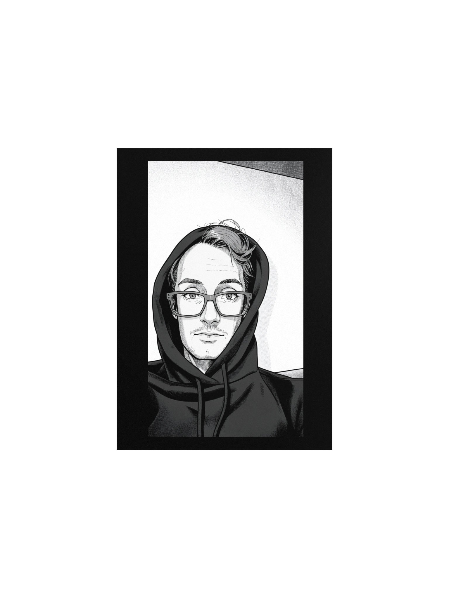 itssCSChris Poster Black and White product image (1)