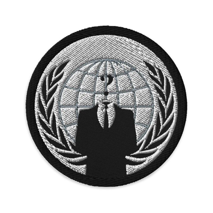 Anonymous Patch Black & White product image (1)