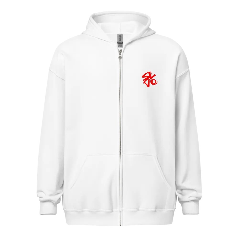 Zipper WHITE/RED product image (1)