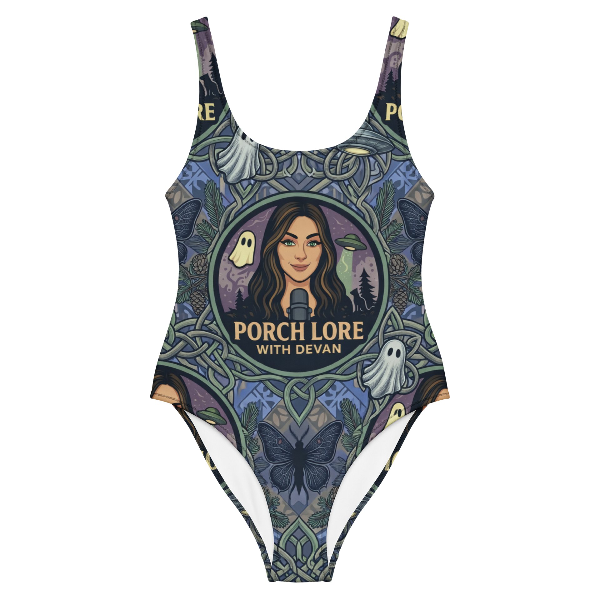 PORCH LORE DEVAN PERIWINKLE MOTH SWIMSUIT product image (2)