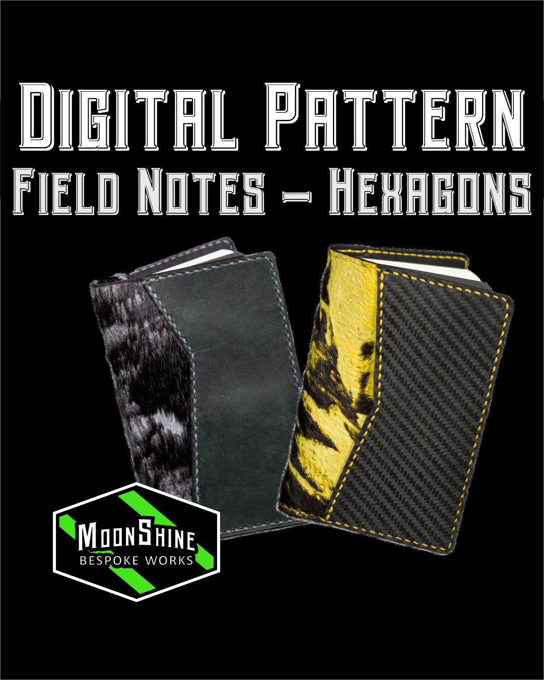 Field Notes Journal Cover Chevron/Coffin PDF Pattern product image (1)