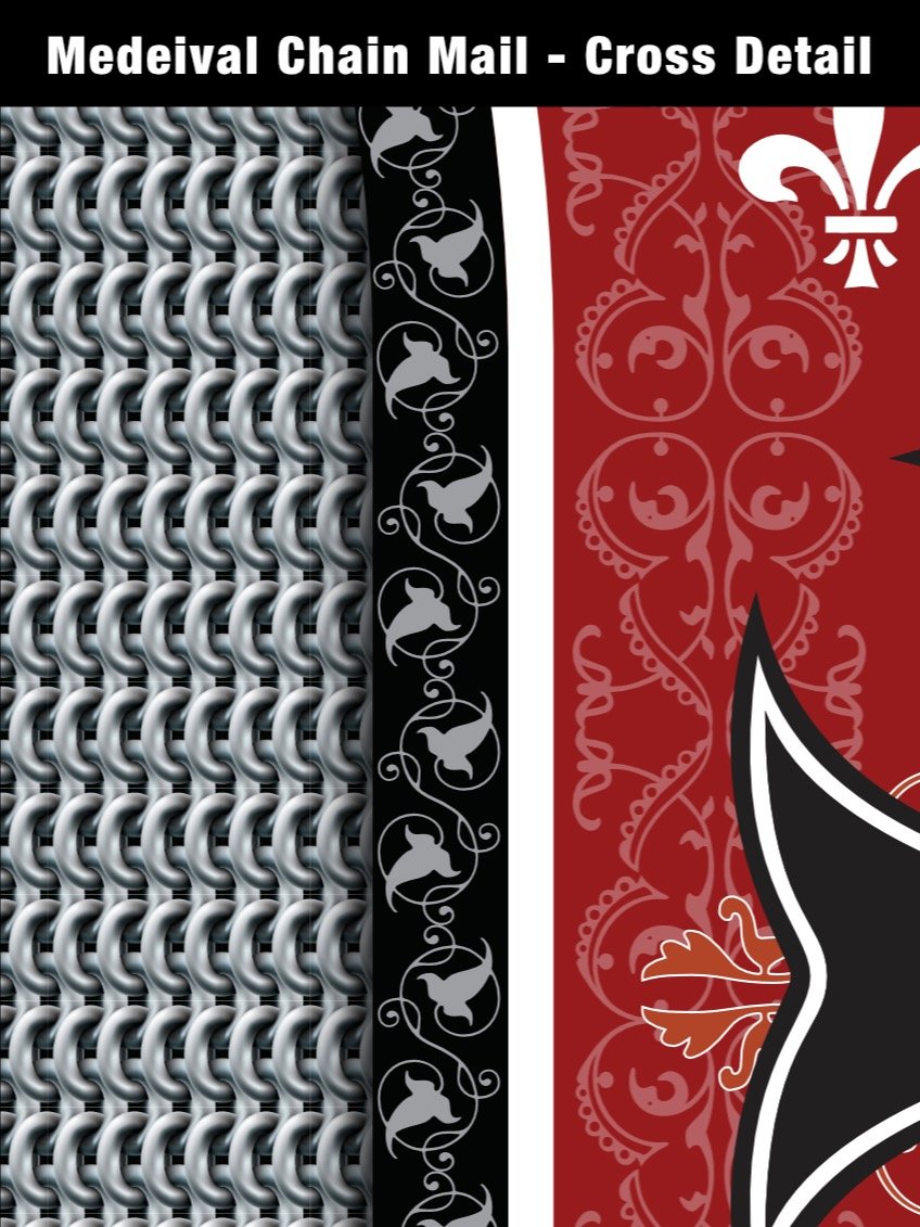 Medieval Chain Mail with Back Cross product image (2)
