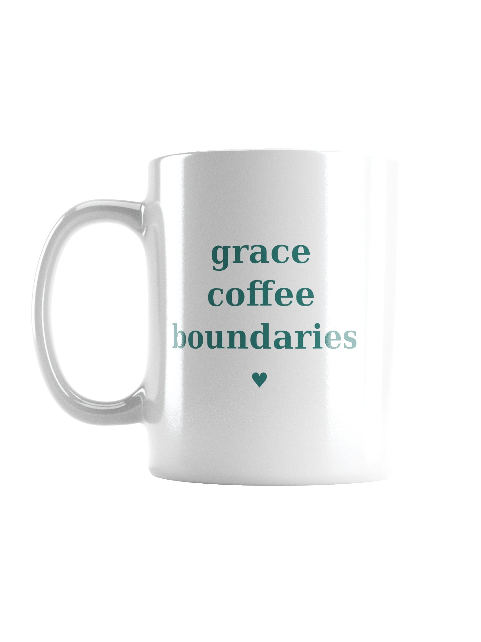 Grace Coffee Boundaries Mug | Funny Faith Inspired Coffee Cup | Second Act Gift for Women product image (2)