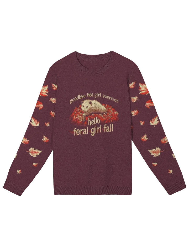 Feral Girl Fall Crewneck Sweater product image (1)