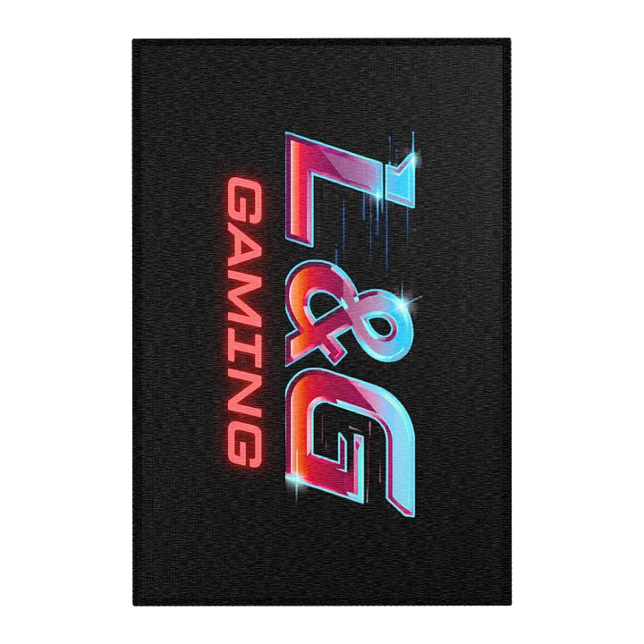 L&G GAMING BLACK AREA RUG product image (1)