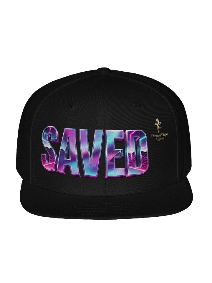 'SAVED' and Logo in Premium Unlimited Color Embroidery product image (15)