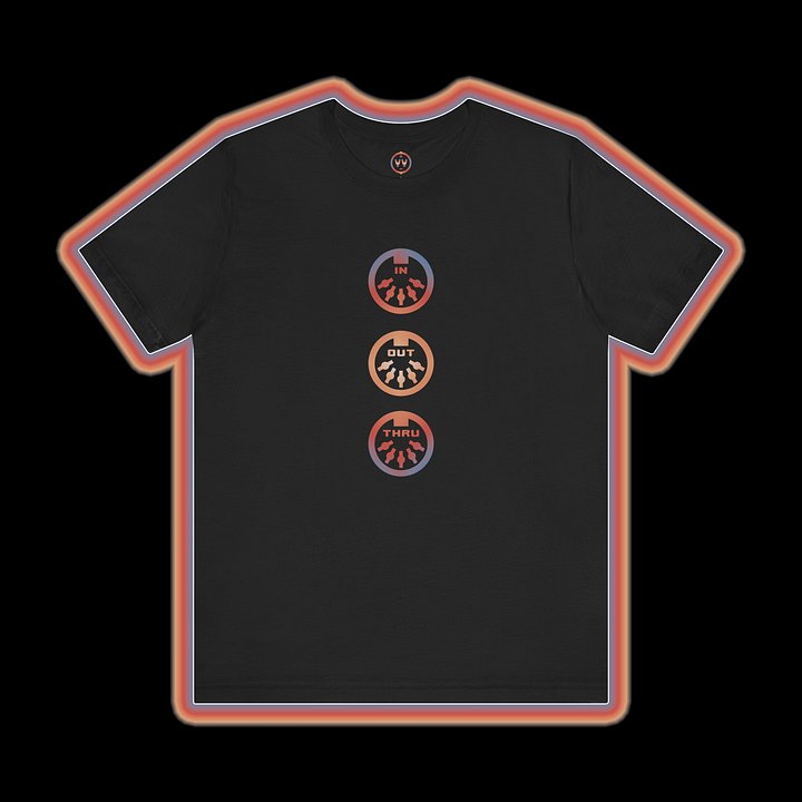 MIDI T-Shirt - In Out Thru (Musical Instrument Digital Interface Synthesizer) product image (1)