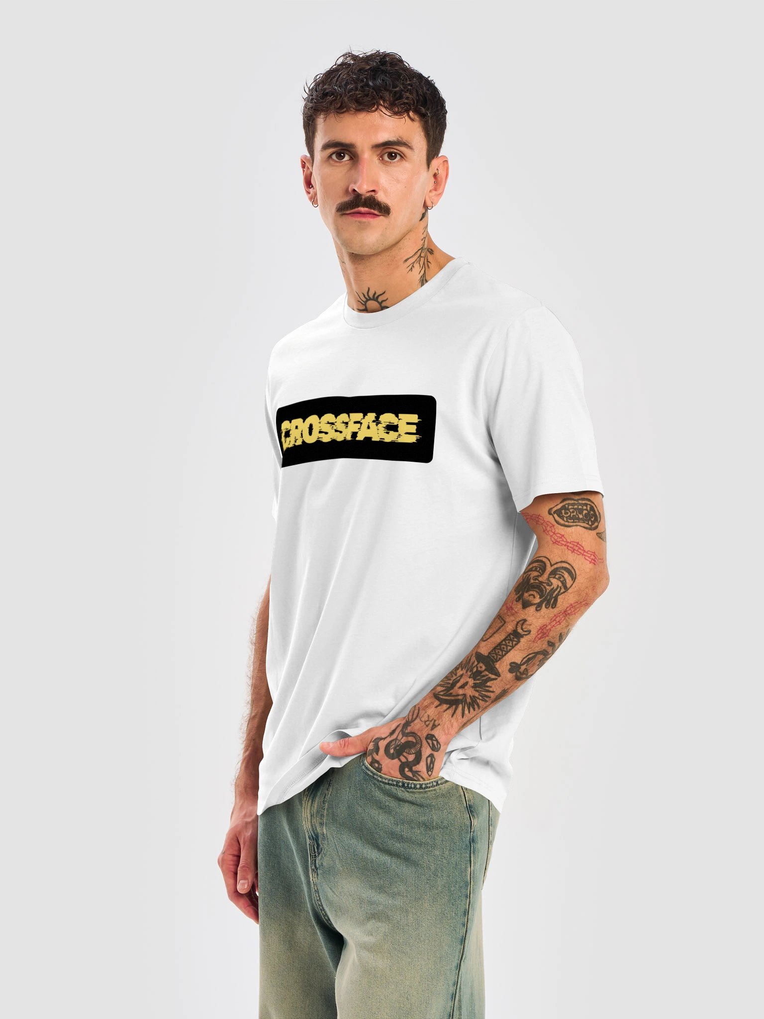 CROSSFACE Glitch Wrestling Tee product image (86)