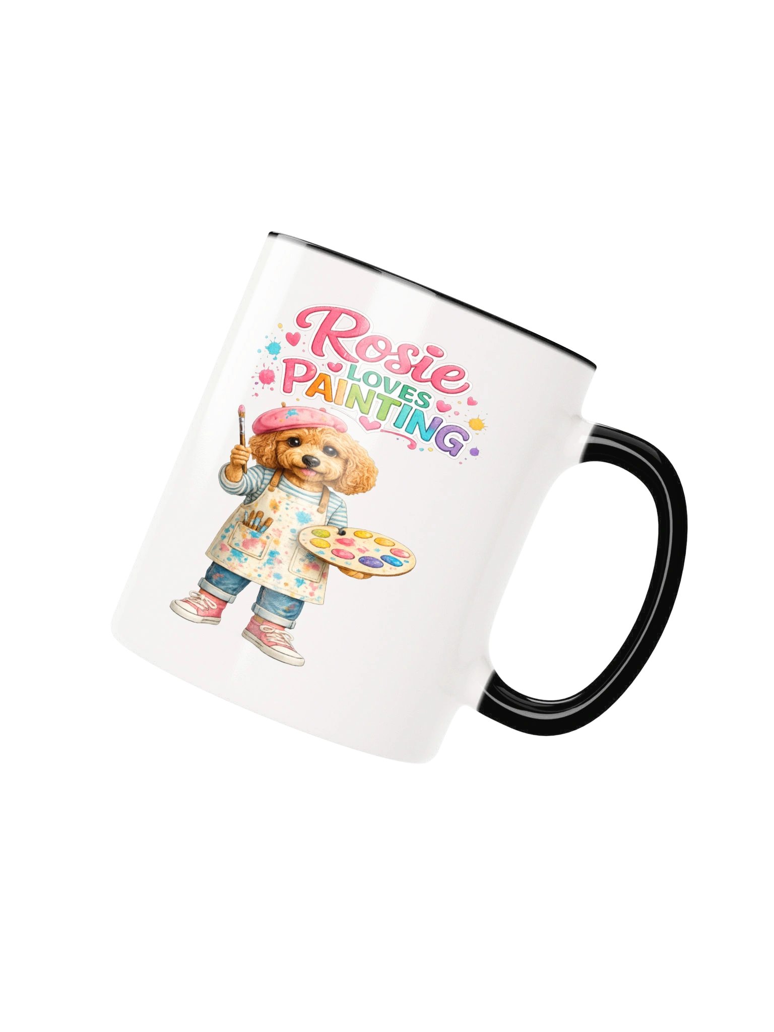 Rosie Loves Painting Paw Print Mug product image (7)