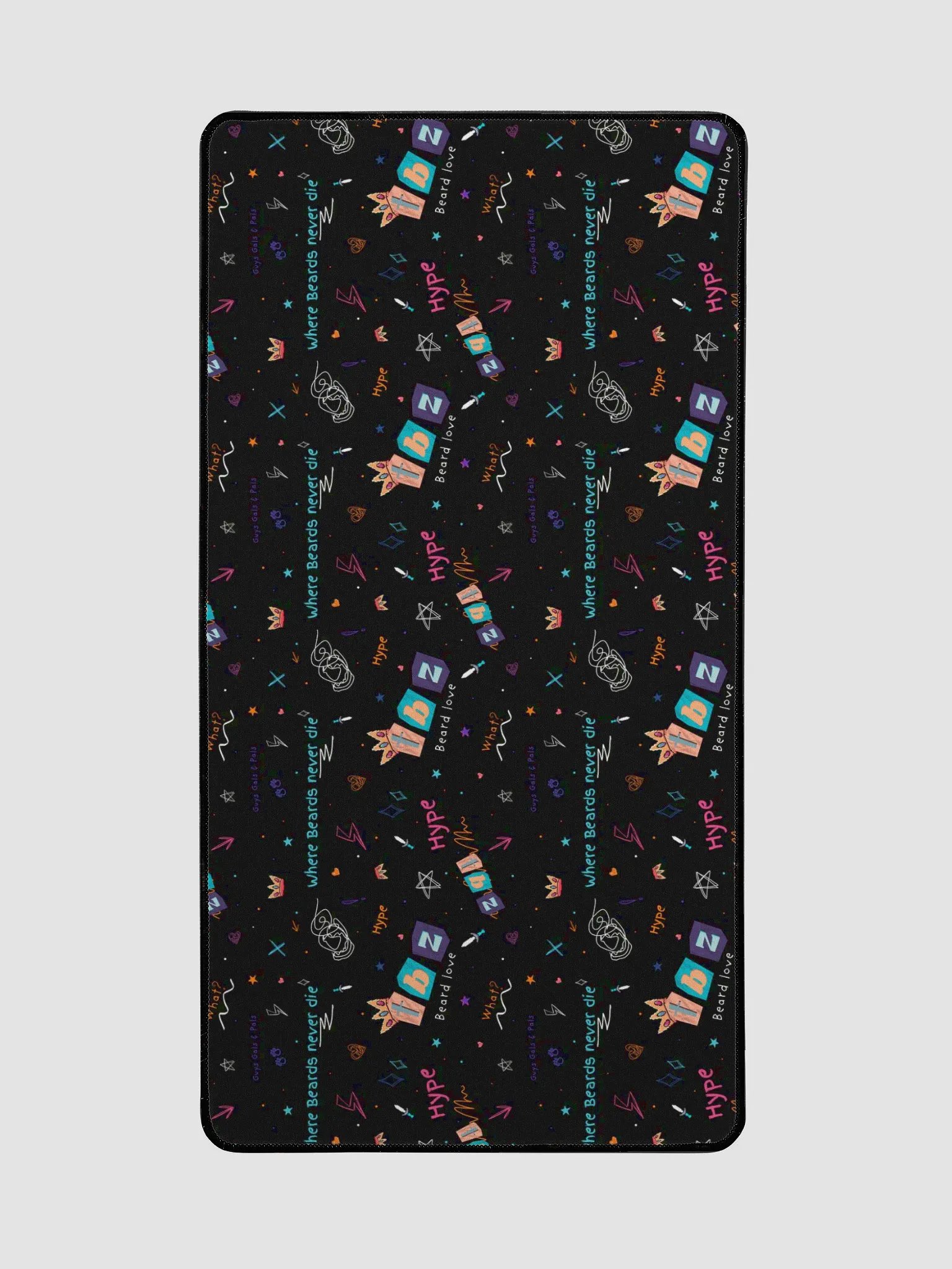 Doodle Pattern Extended Desk Mat product image (2)