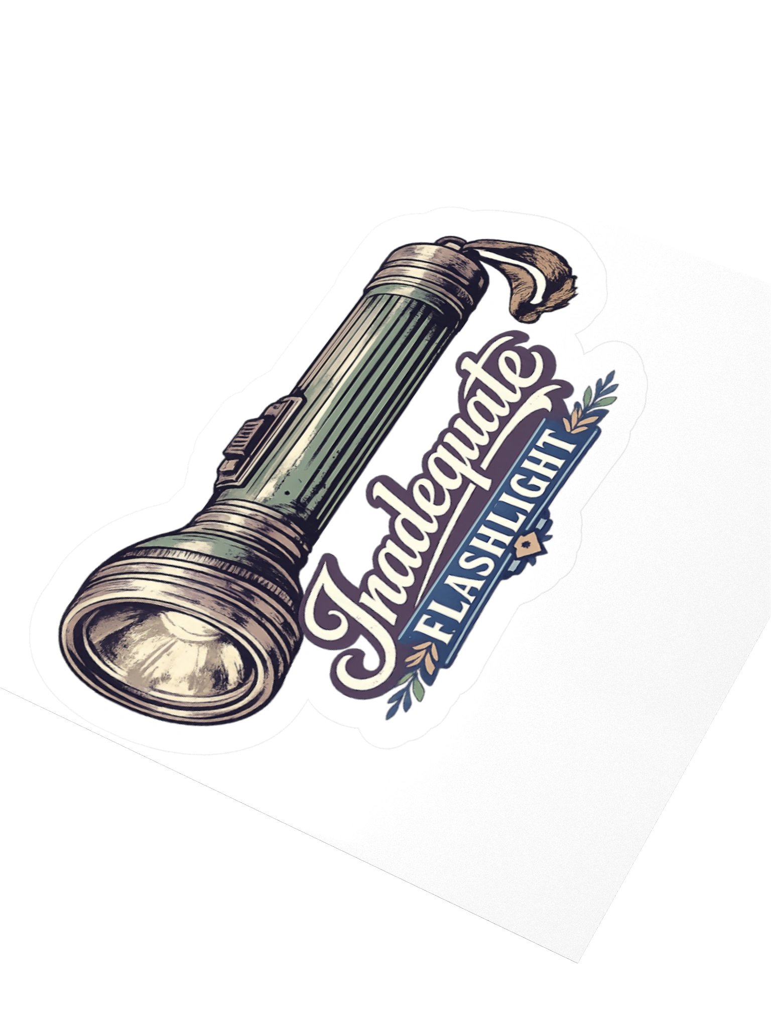 INADEQUATE FLASHLIGHT STICKER product image (3)