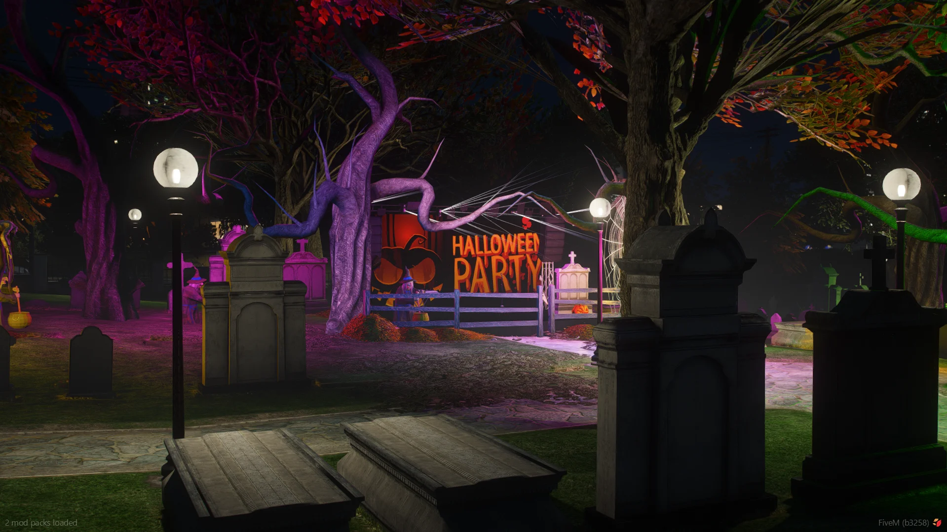 Halloween Party at the Cemetery Update V3 [FIVE M MAP] product image (6)