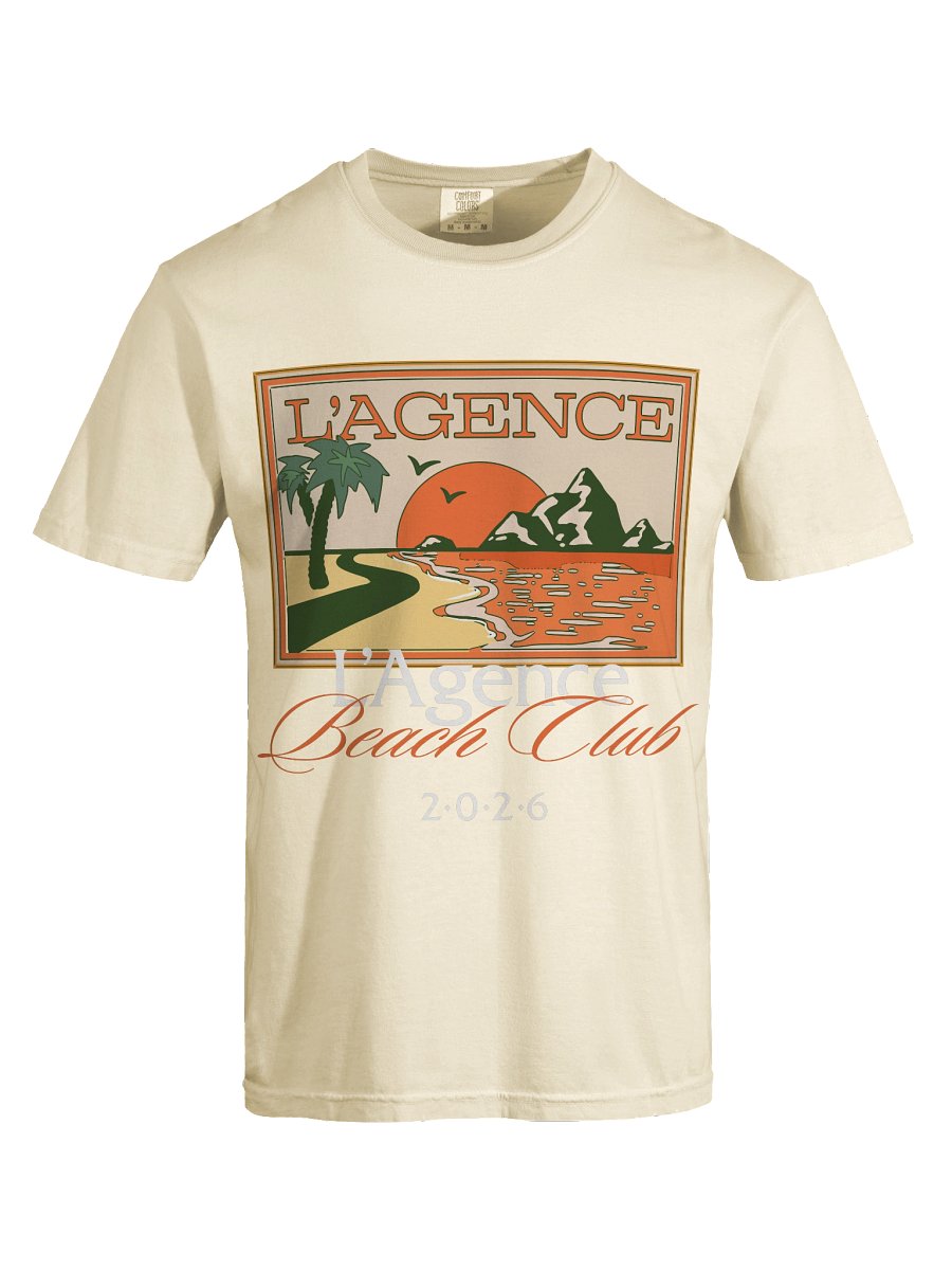 L'Agence Beach Club T-Shirt - Ivory 2026 product image (5)