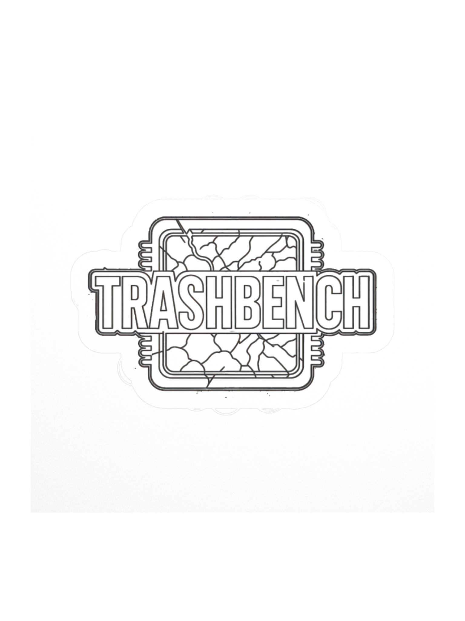 TrashBench Logo Sticker product image (1)