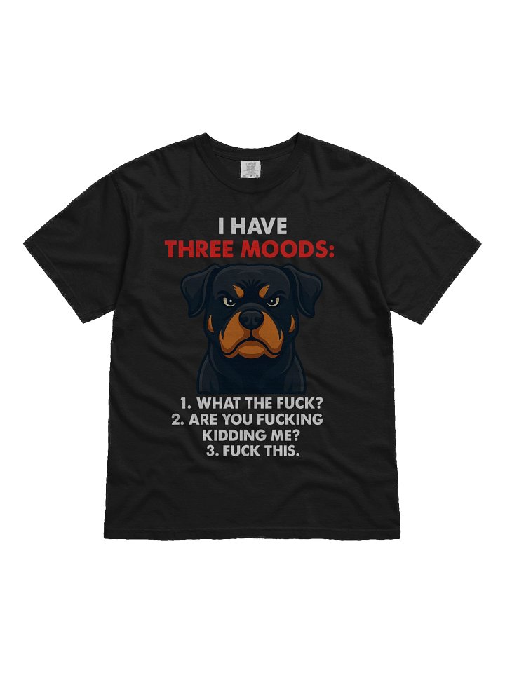 Three Moods Rottweiler Tee product image (1)