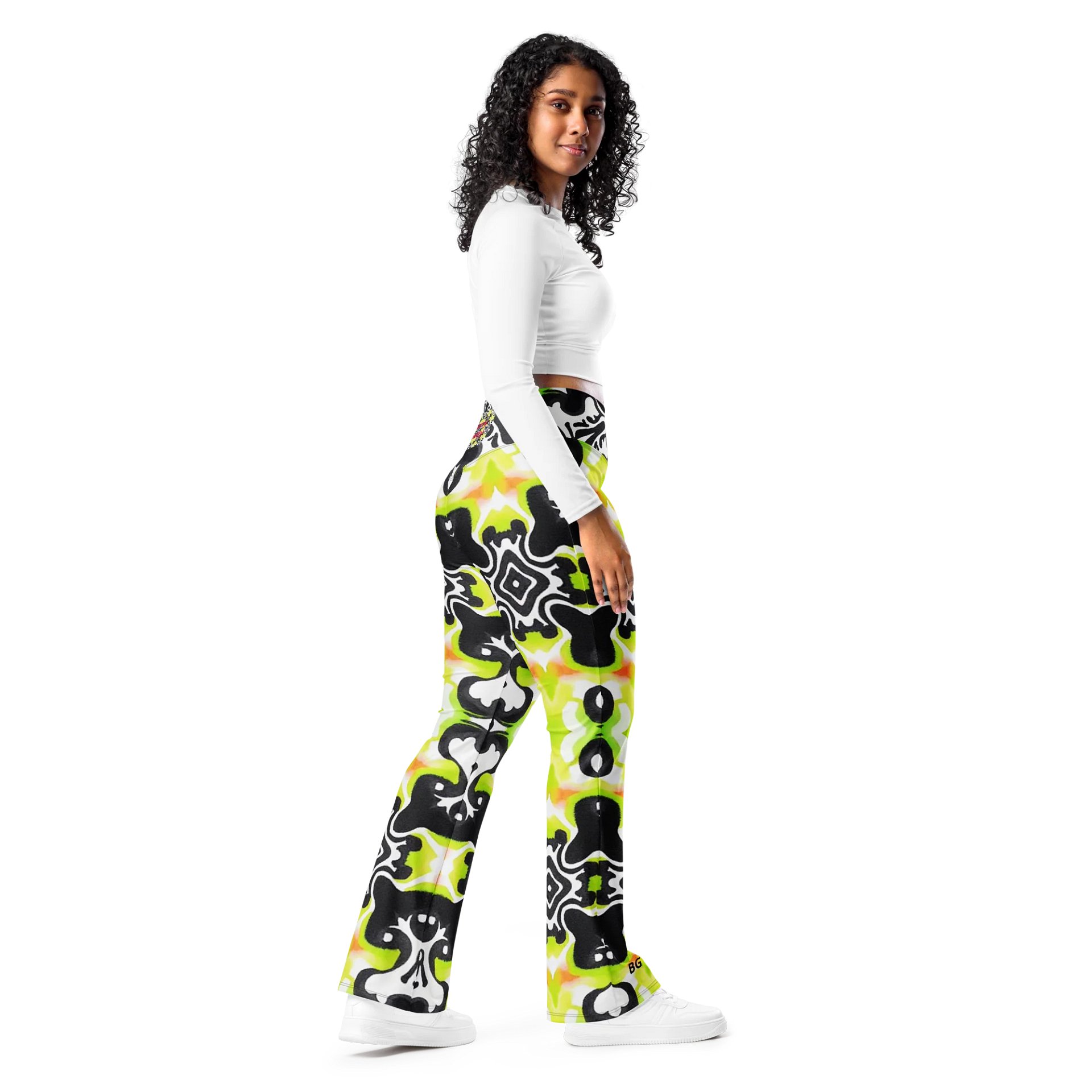 Barry Grady 'Dreamy Blossom' Flare Leggings product image (9)